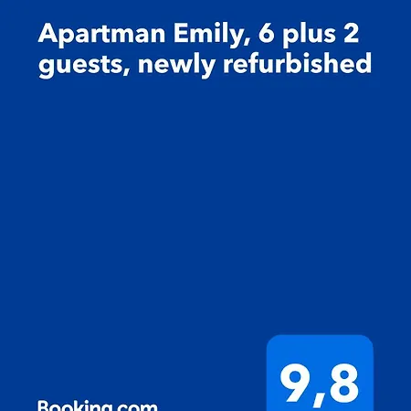 Emily, 6 2 Guests, Newly Refurbished Apartman *